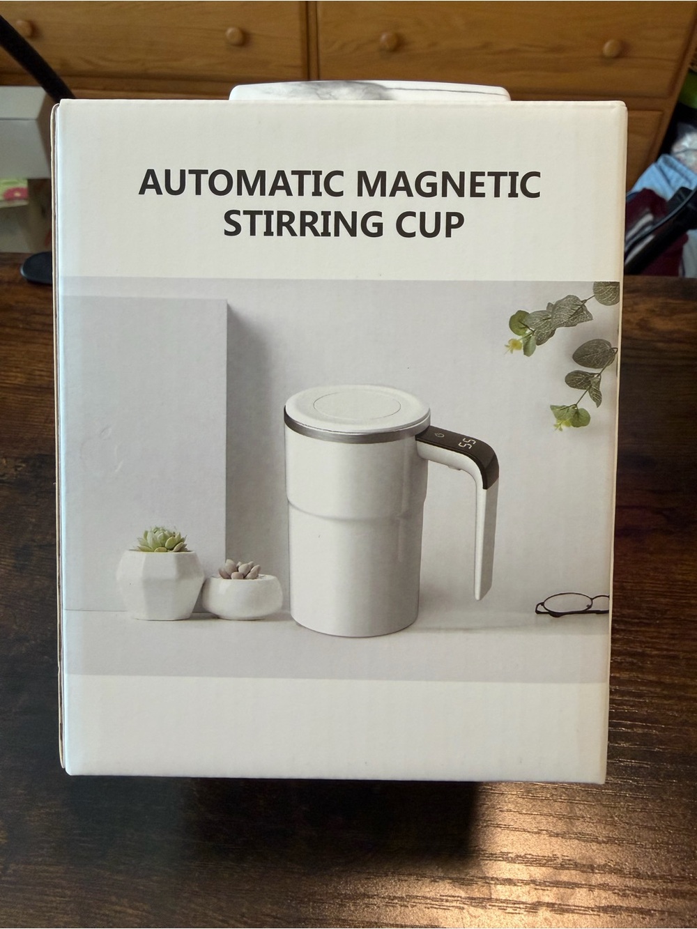 Portable Electric Pink Travel Mug with USB Charging & Auto Stirring. NEW - Picture 2 of 3